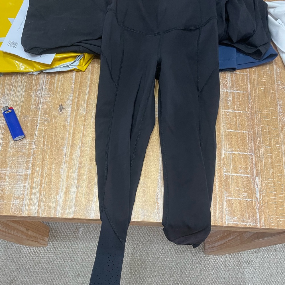 Black Lululemon leggings size 2